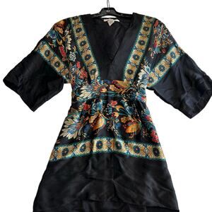 100% Silk Kimono Top Women’s large